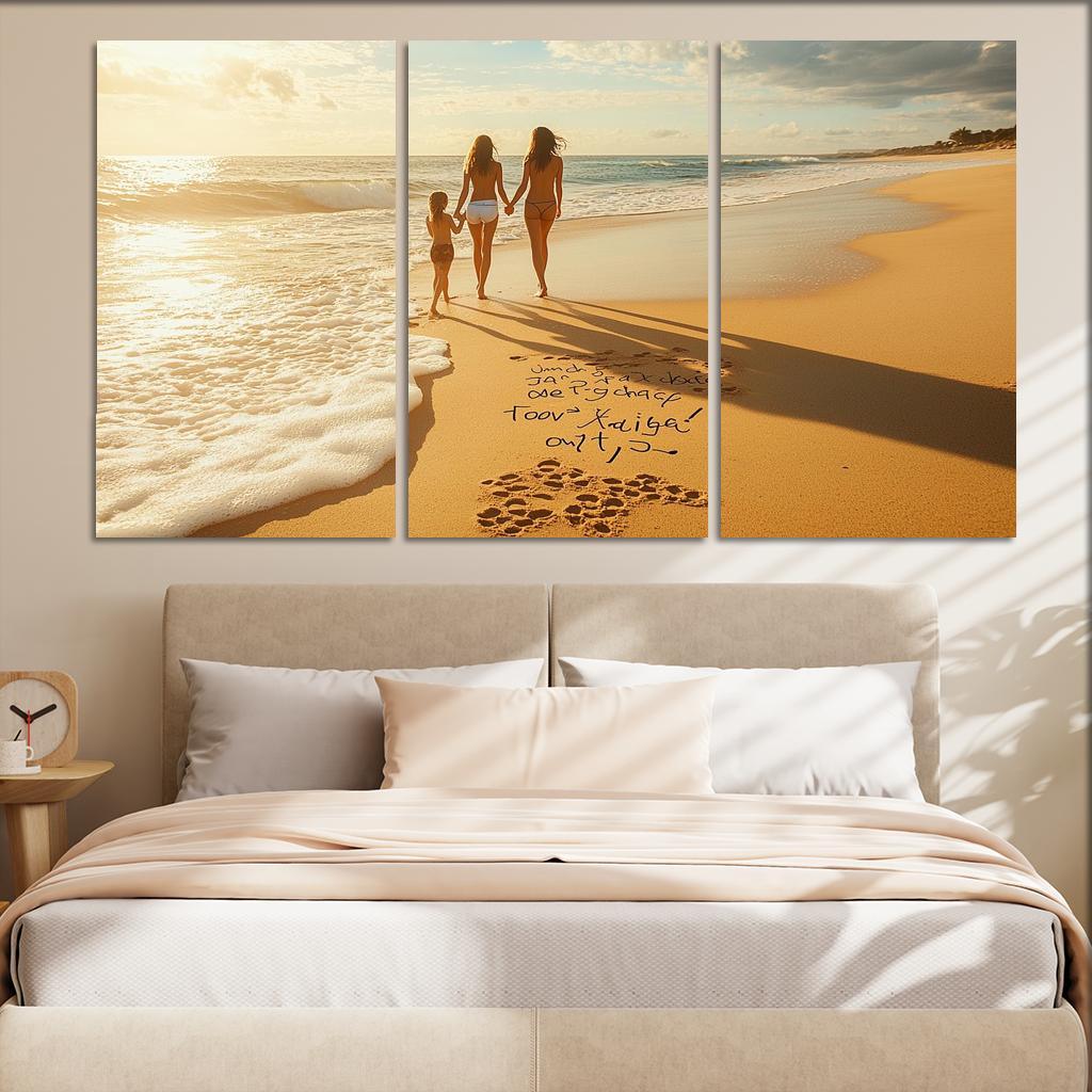 Footprints In The Sand A Mothers Journey One-piece Frames