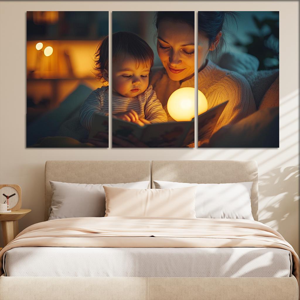 Moments Of Tenderness A Mothers Loving Touch Canvas Paintings Frame