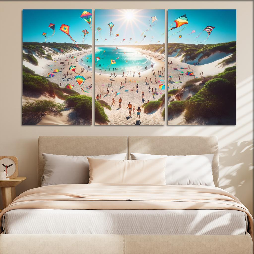 Breezy Dunes Wind And Surf Retreat Custom Paintings Frame