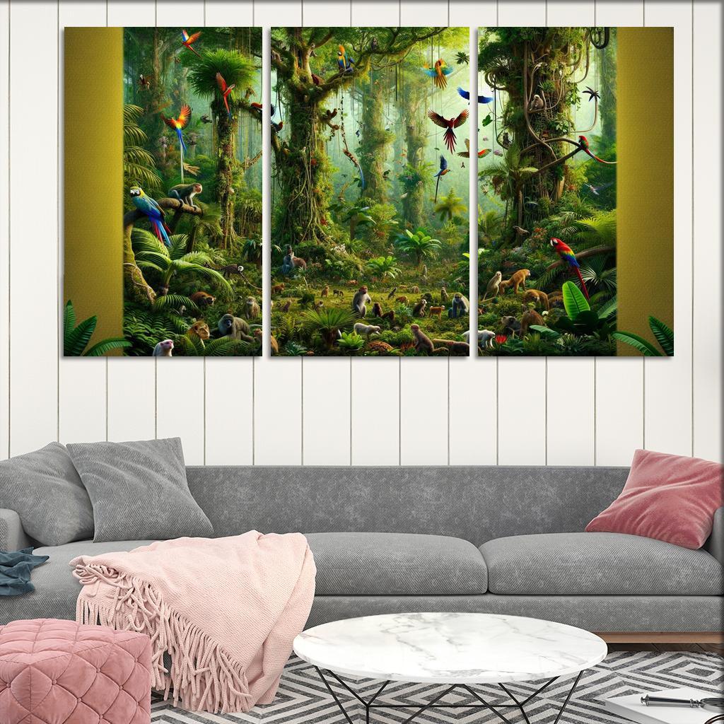 Nature's Voices Advocating For Biodiversity Custom Paintings Frame