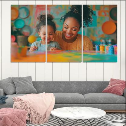 The Colors Of Love A Mother's Palette One-piece Frames