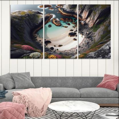 Hidden Gem Beach Premium Artwork Frames