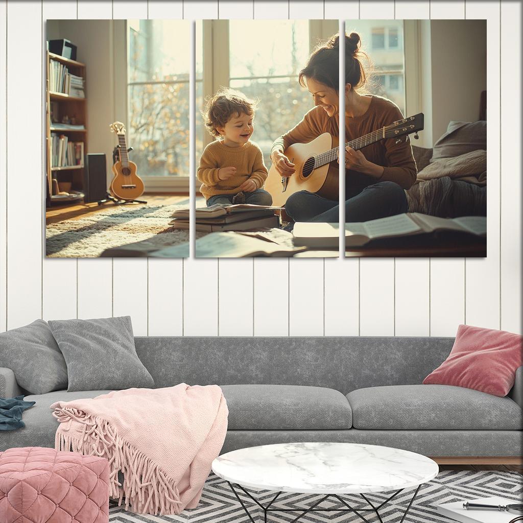 Heartstrings The Music Of Love Custom Paintings Frame