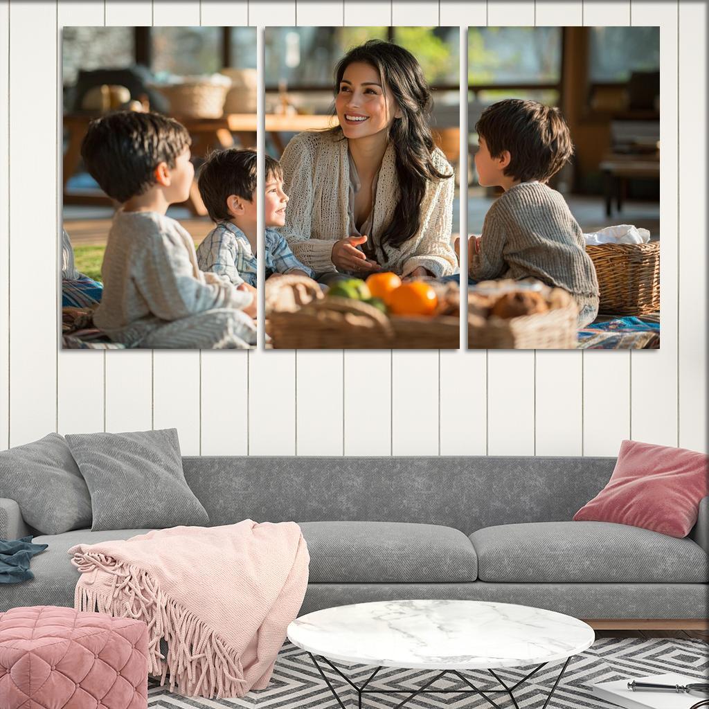Lifelong Lessons A Mothers Wisdom Across Generations Canvas Paintings Frame