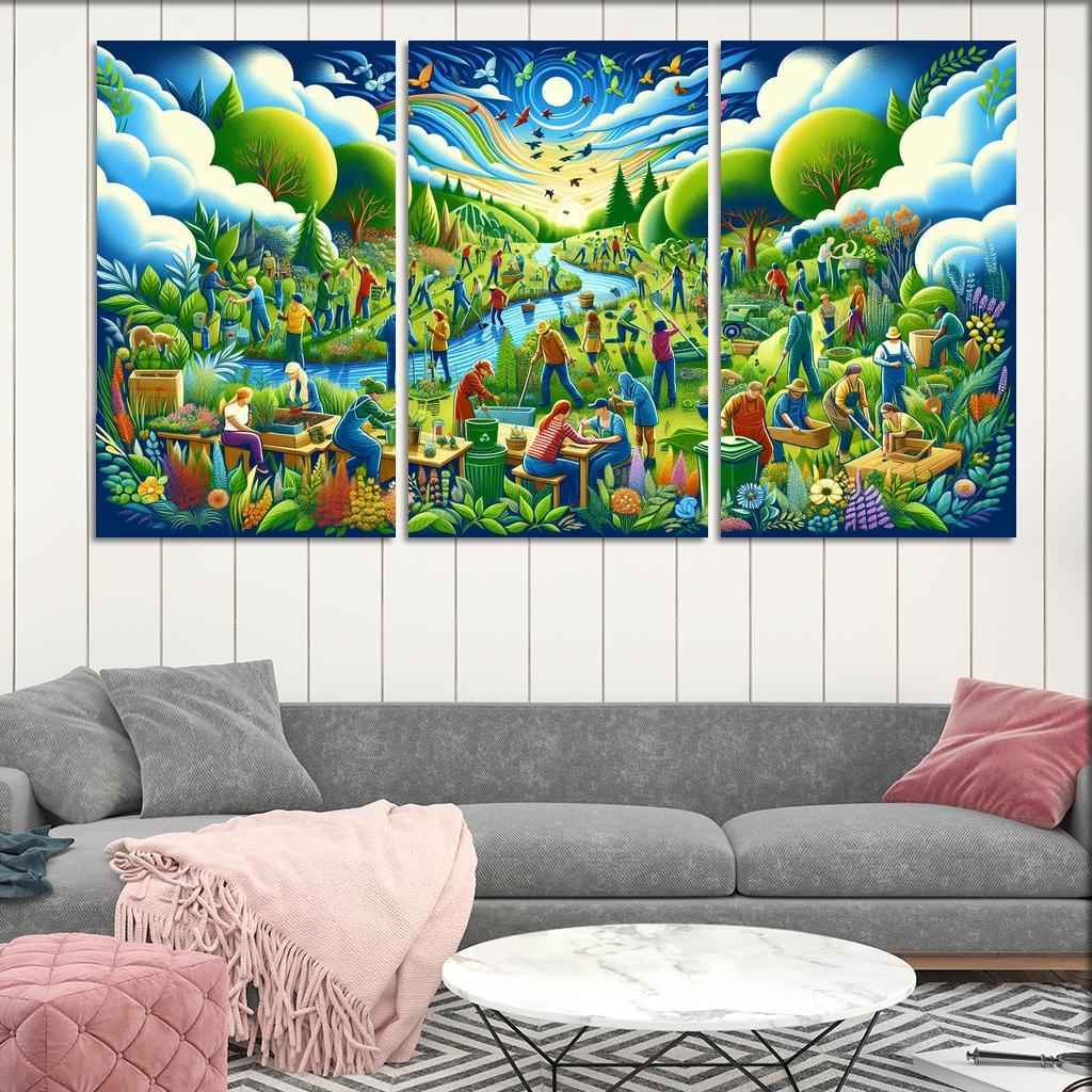 Sustainable Development Creating A Better Future Art Trends