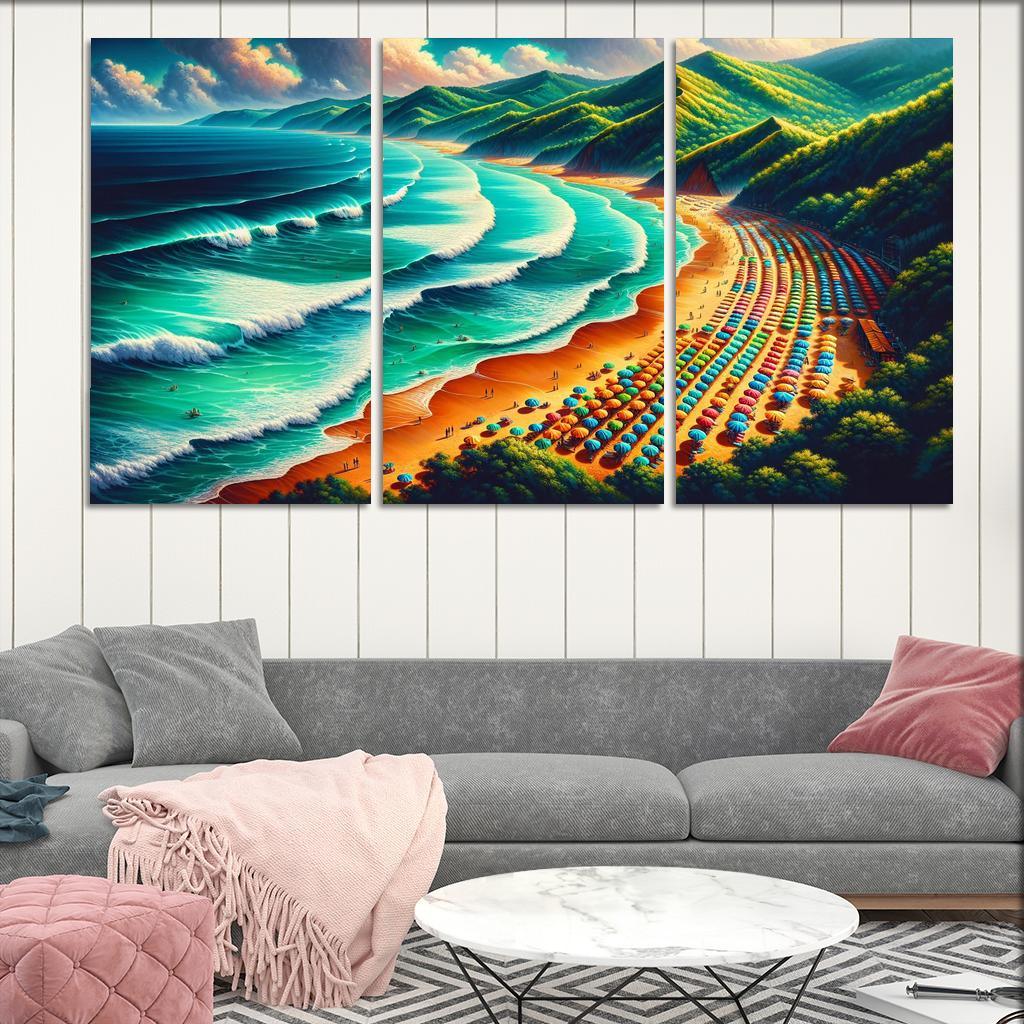 Emerald Isle Adventures Modern Paintings Frame