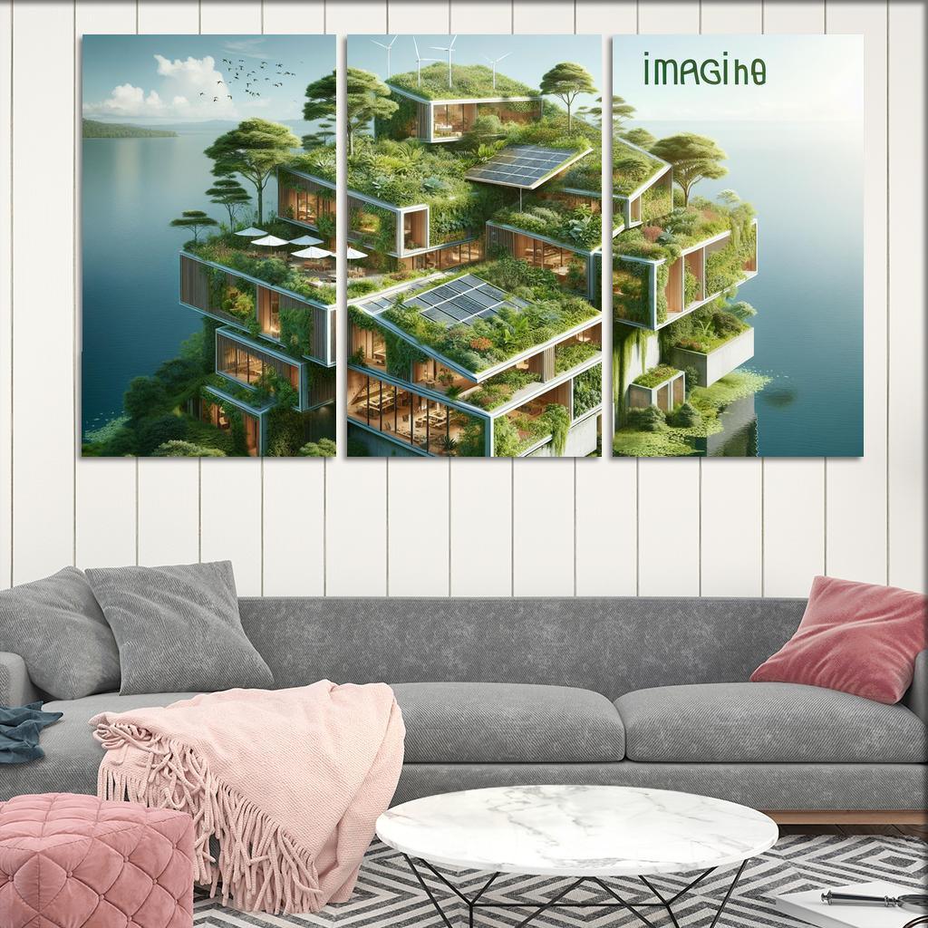 Symbiotic Architecture Custom Paintings Frame