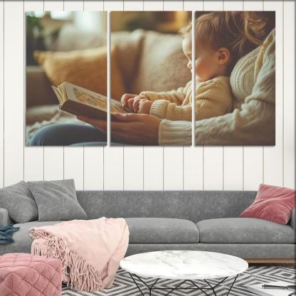 The Nurturing Touch A Mothers Loving Hands Canvas Paintings Frame