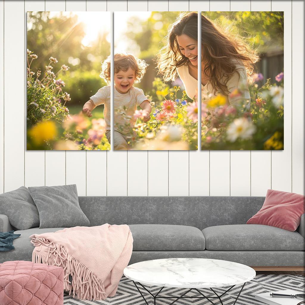 Sunlit Moments Embracing Daylight With Love Custom Paintings Frame