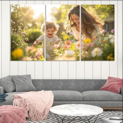 Sunlit Moments Embracing Daylight With Love Custom Paintings Frame