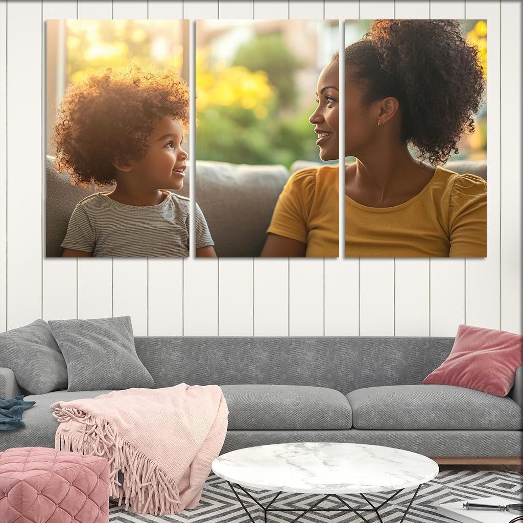 The Strength Of Her Voice A Mothers Empowering Words Canvas Paintings Frame