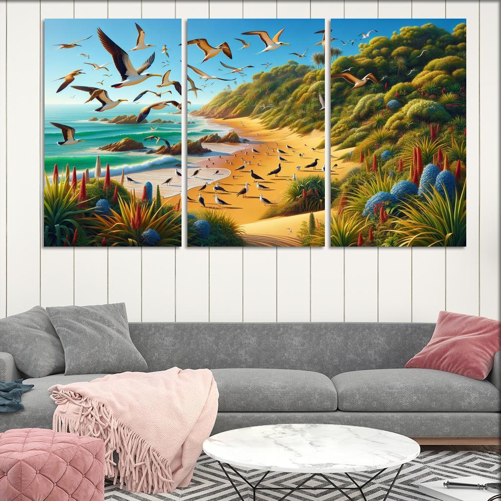 Eagle Nest Beach A Wildlife Sanctuary Custom Paintings Frame
