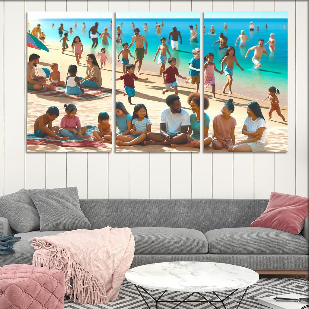 Emerald Cove Family Fun And Exploration Premium Artwork Frames