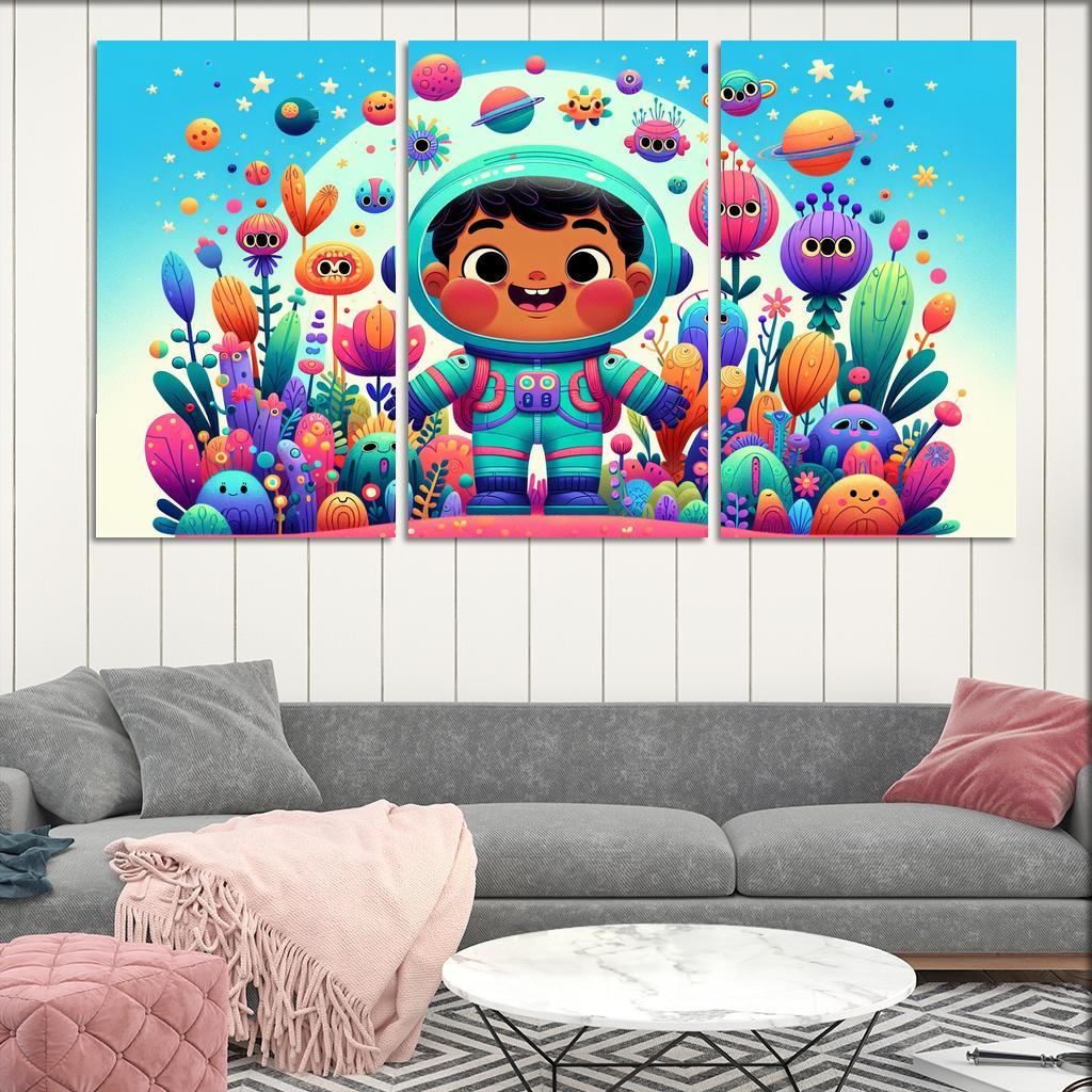 Brave Little Astronaut Premium Artwork Frames