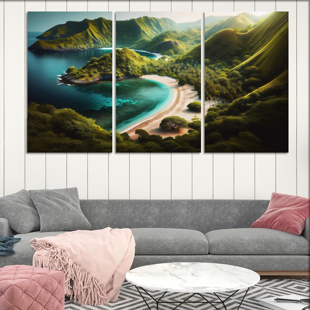 Natures Embrace Beach Premium Artwork Frames
