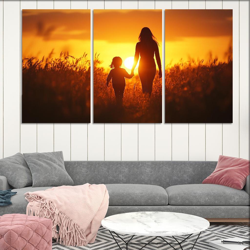 The Light Of Guidance A Mothers Love Custom Paintings Frame