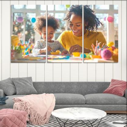 Crafting Love The Art Of Motherhood Custom Paintings Frame