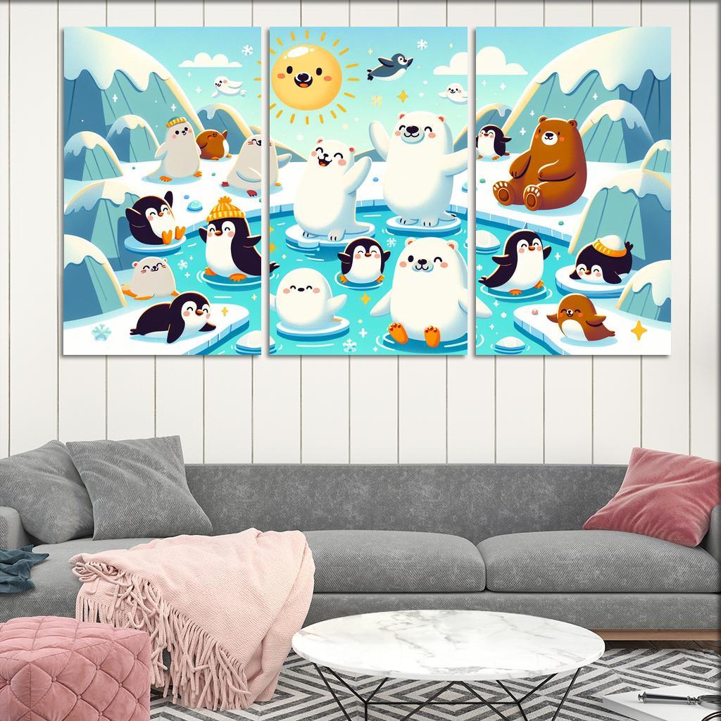 Adventurous Arctic Animals Premium Artwork Frames