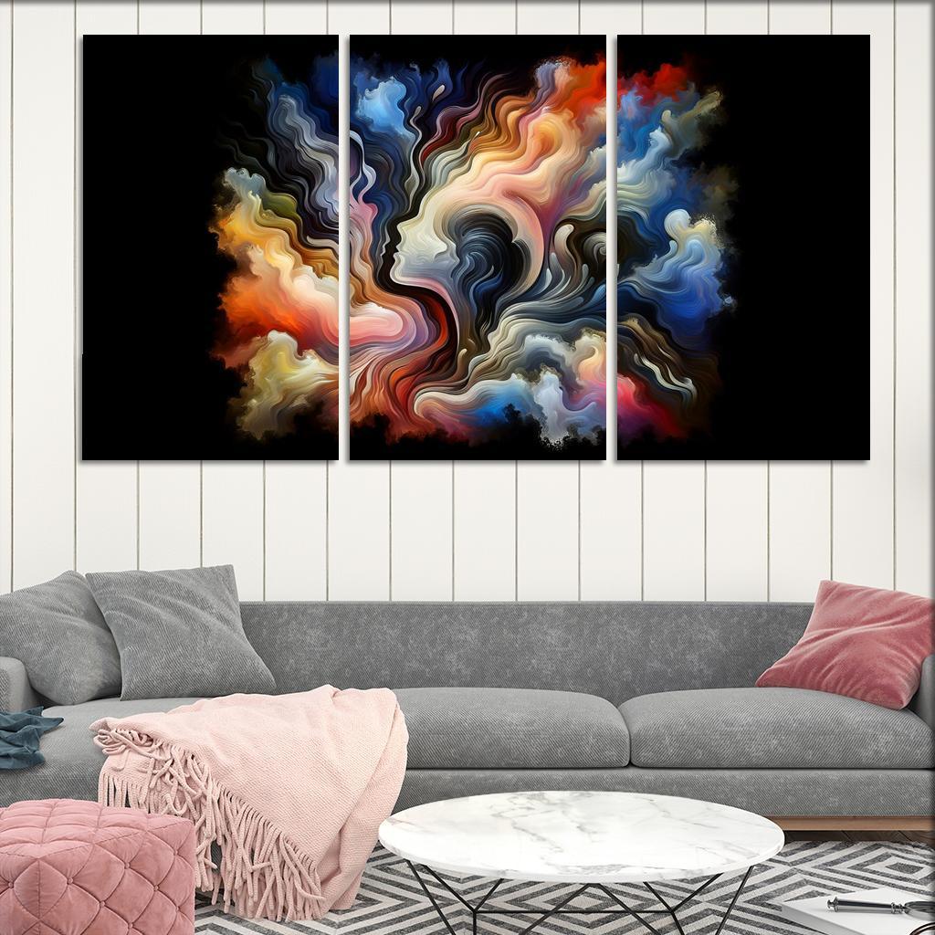 Invisible Illness The Reality Of Mental Health Multi-panel Paintings