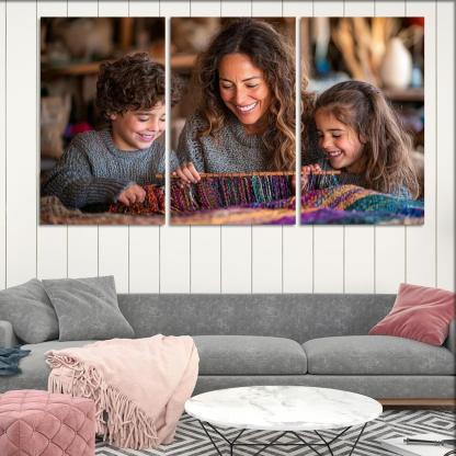 Woven With Love A Mothers Heartfelt Story Canvas Paintings Frame