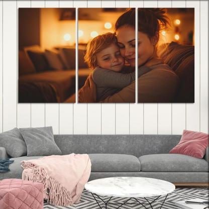 Caring Hands The Touch Of A Mother Canvas Paintings Frame