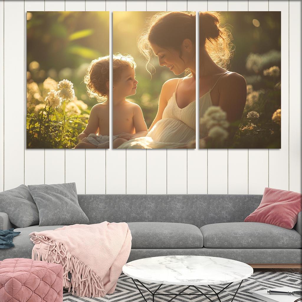 A Heartfelt Connection The Unspoken Bond Of Love Canvas Paintings Frame