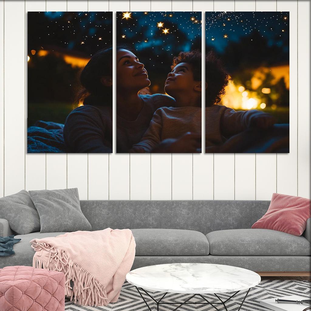 The Stars Of Our Story A Mothers Influence Custom Paintings Frame