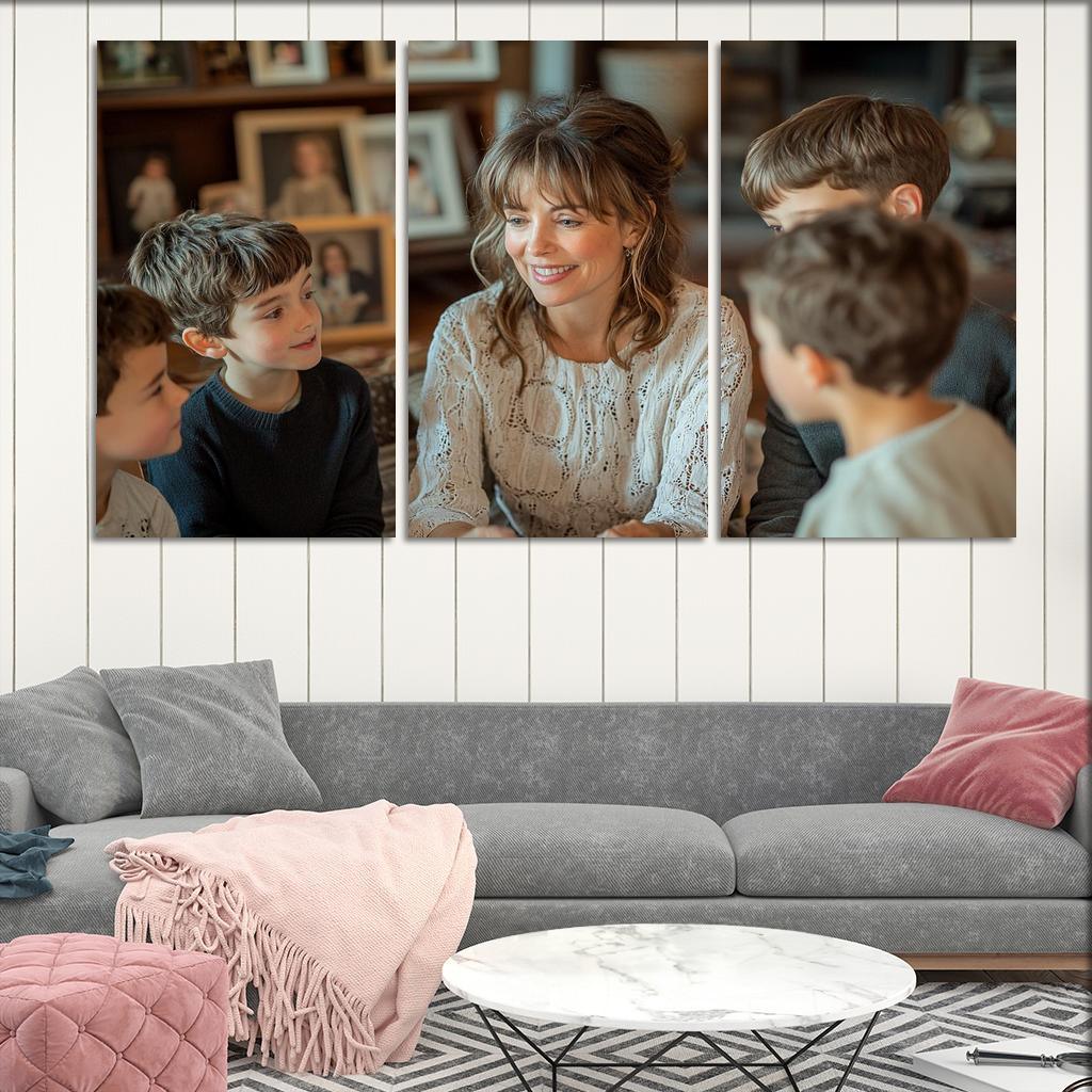 The Wisdom Of Generations Lessons From Mom Custom Paintings Frame