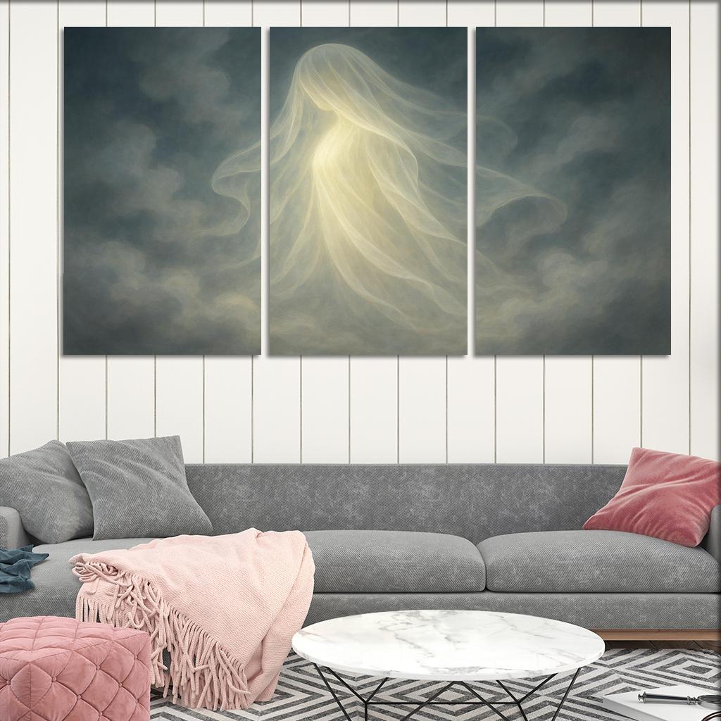 Luminous Veil Of Dreams Oil Paintings Frame