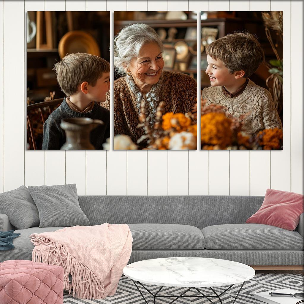 Timeless Bonds A Mothers Enduring Legacy Canvas Paintings Frame