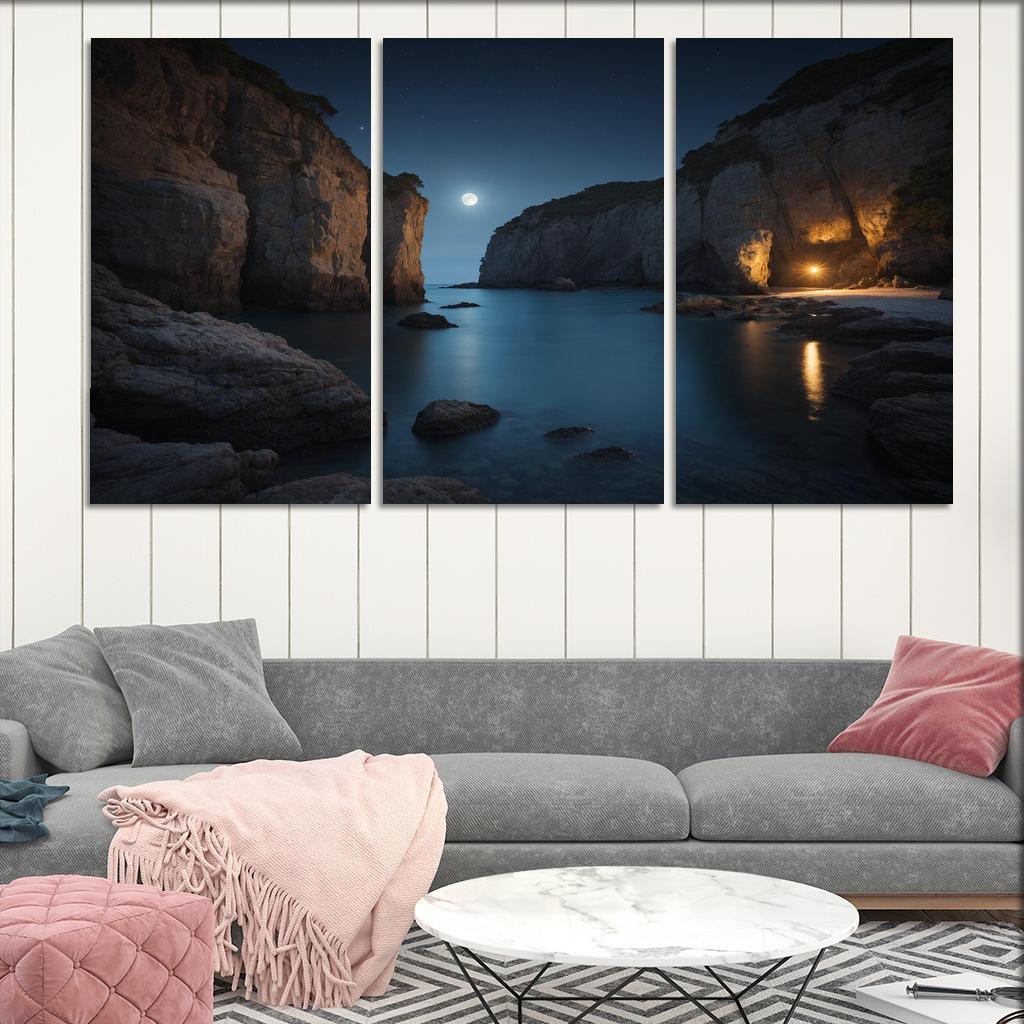 The Enchanted Coves Of Moonlit Waters Art Trends