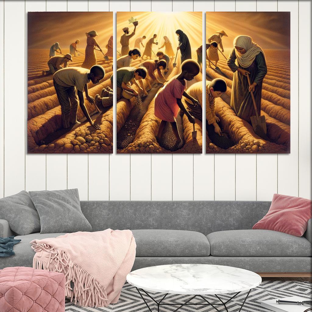 Future Generations The Legacy Of Our Choices Custom Paintings Frame