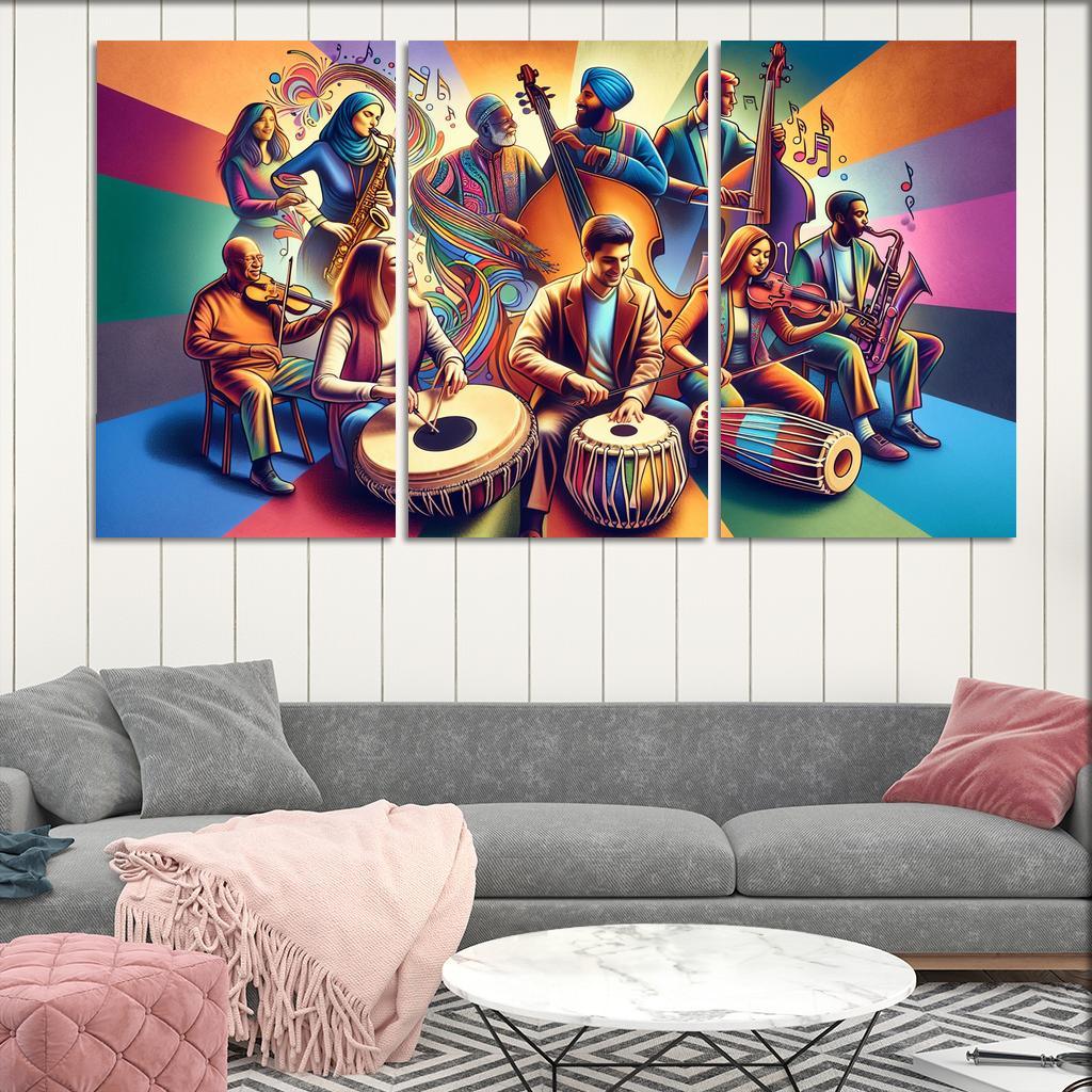 Voices In Harmony The Power Of Music In Social Change Custom Paintings Frame