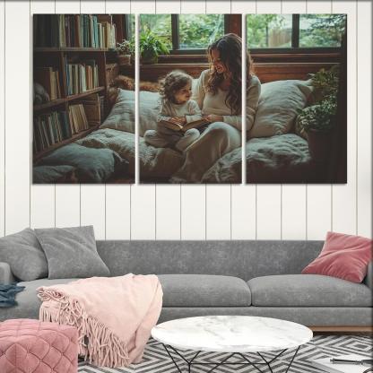 The Gentle Whisper Of Love A Mothers Voice Canvas Paintings Frame