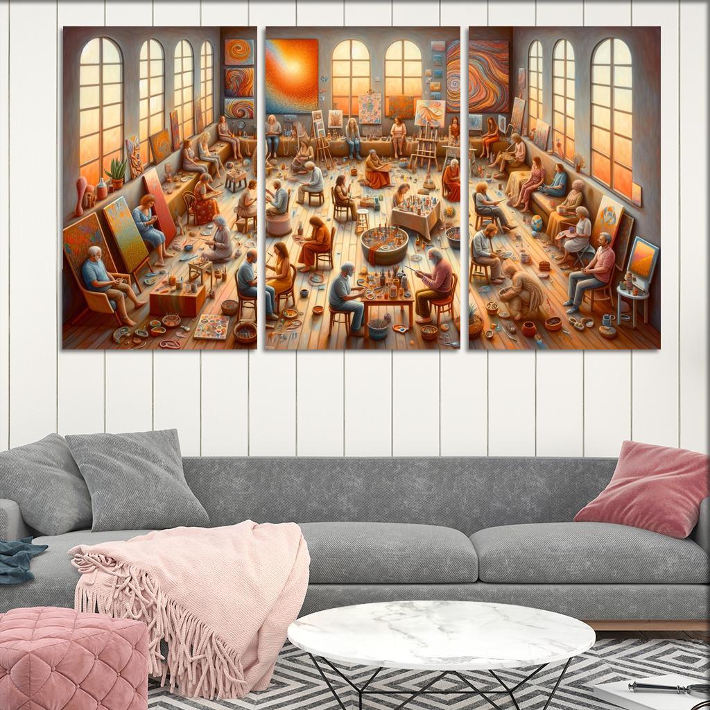 Healing Through Creativity The Power Of Art Therapy Custom Paintings Frame