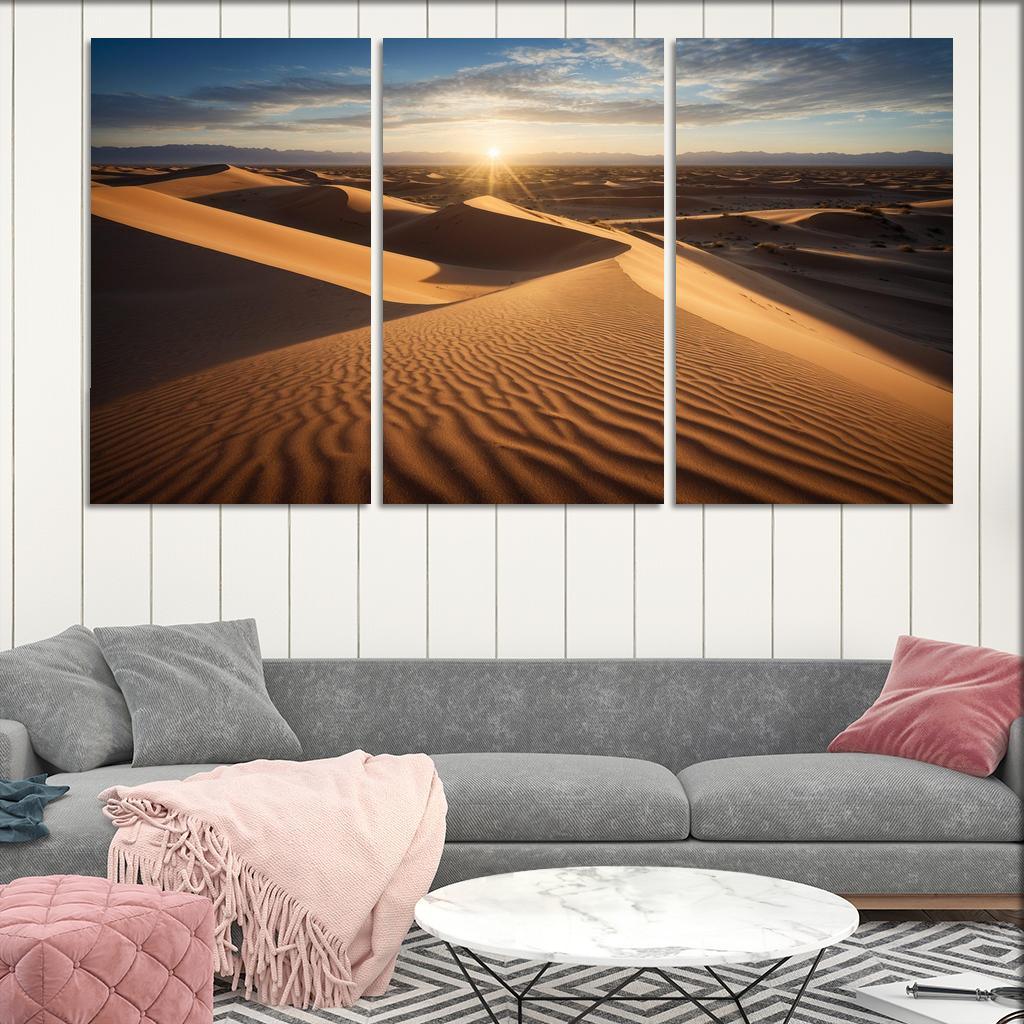 The Enigmatic Beauty Of Desert Landscapes Oil Paintings Frame