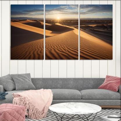 The Enigmatic Beauty Of Desert Landscapes Oil Paintings Frame