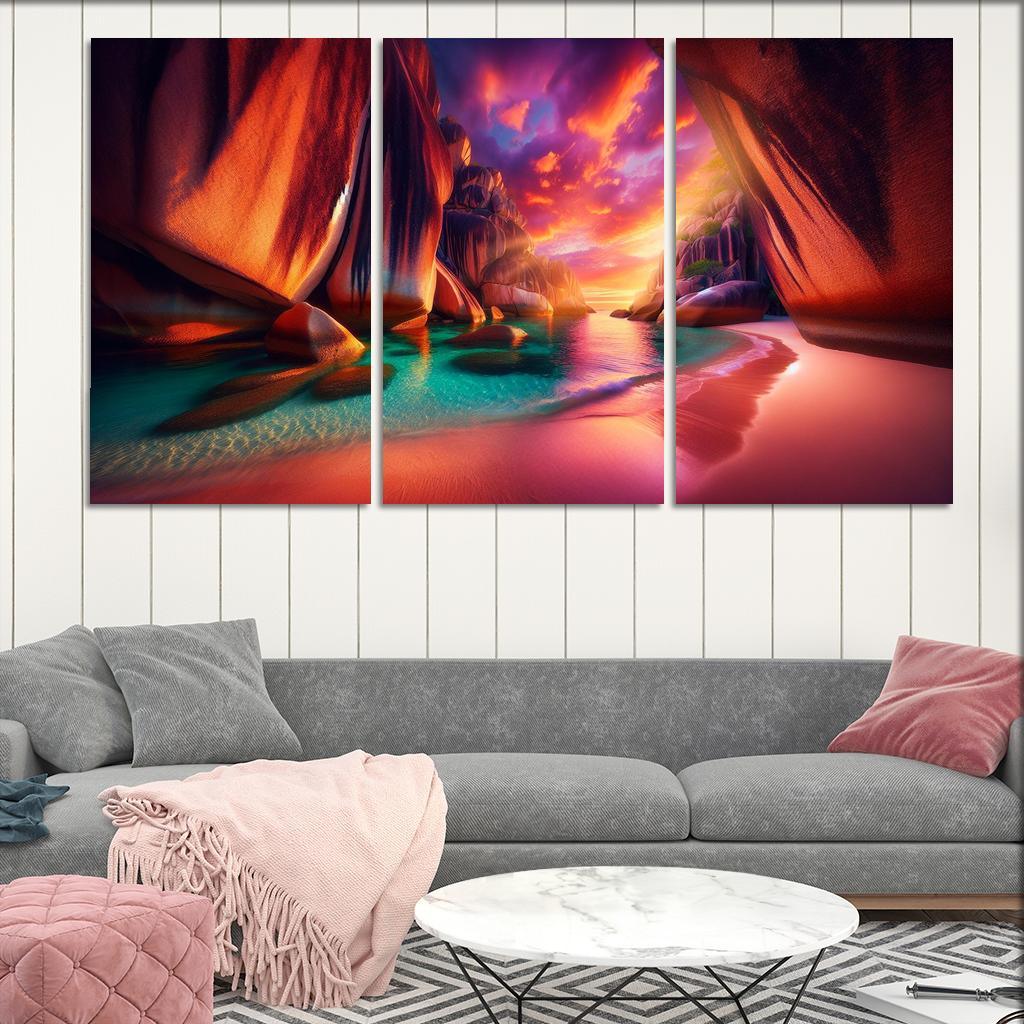 Crystal Cove Romantic Getaway Premium Artwork Frames