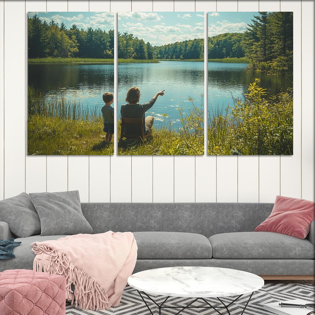 Navigating Life A Mothers Steady Compass Canvas Paintings Frame