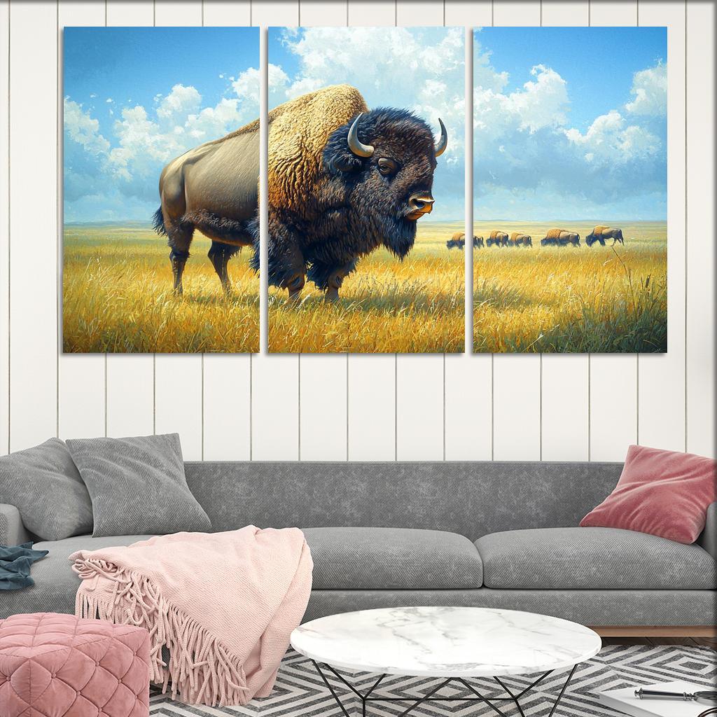 The Mighty Bison The American Icon Art Trends