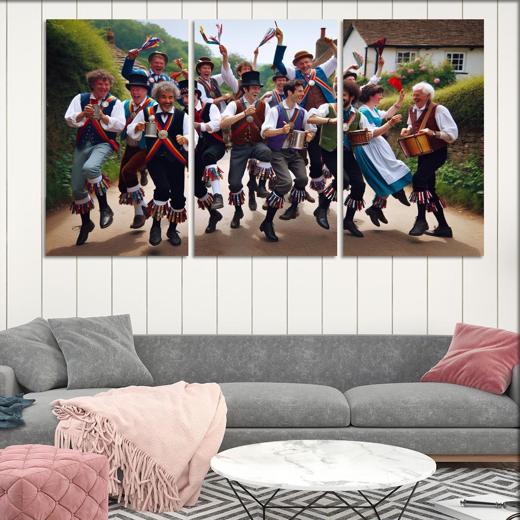 Morris Dance The Folk Tradition Of England Modern Paintings Frame