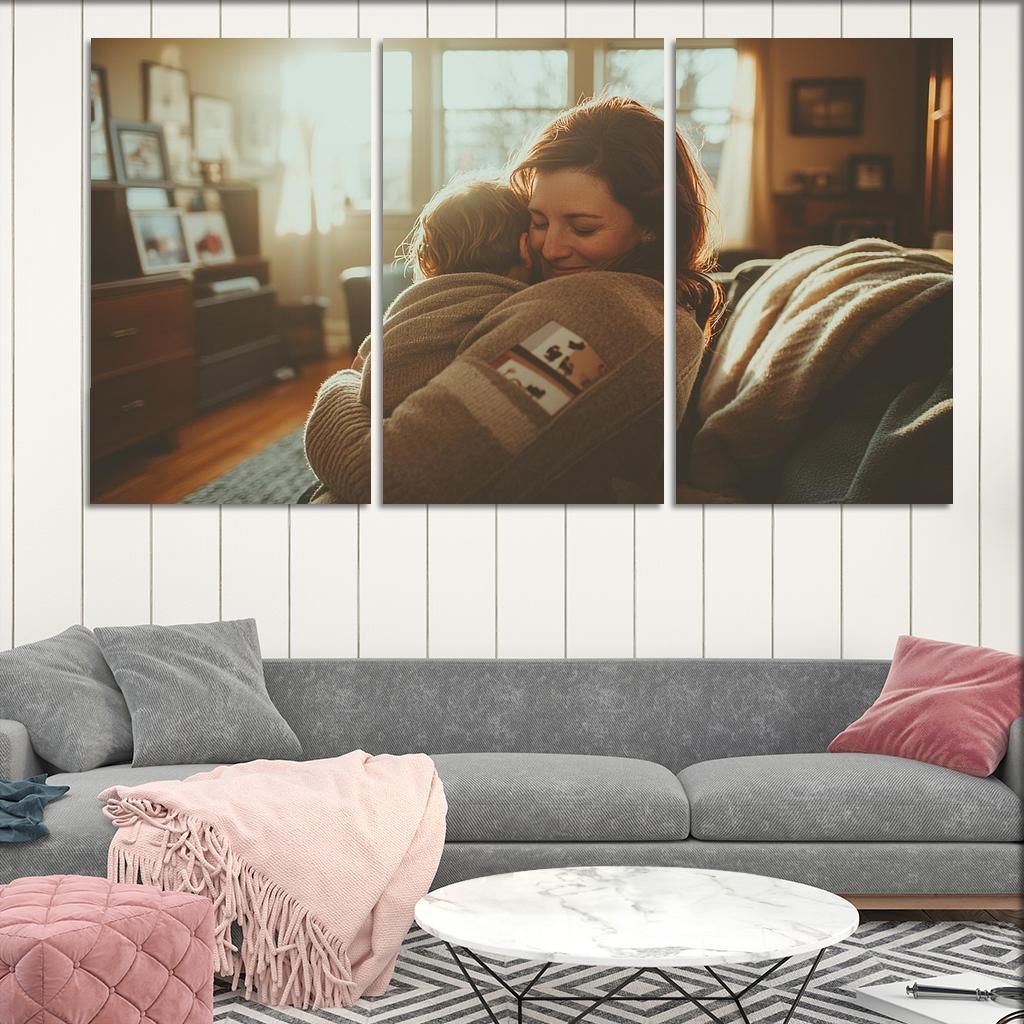 A Warm Embrace The Heart Of Connection Custom Paintings Frame