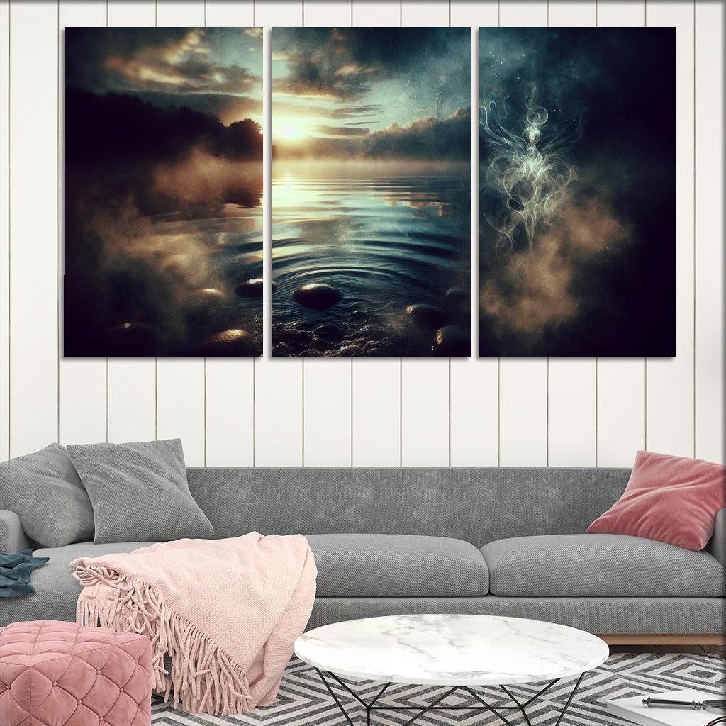 Whispers of the Soul 3 Piece HD Canvas Wall Art-Original Frame