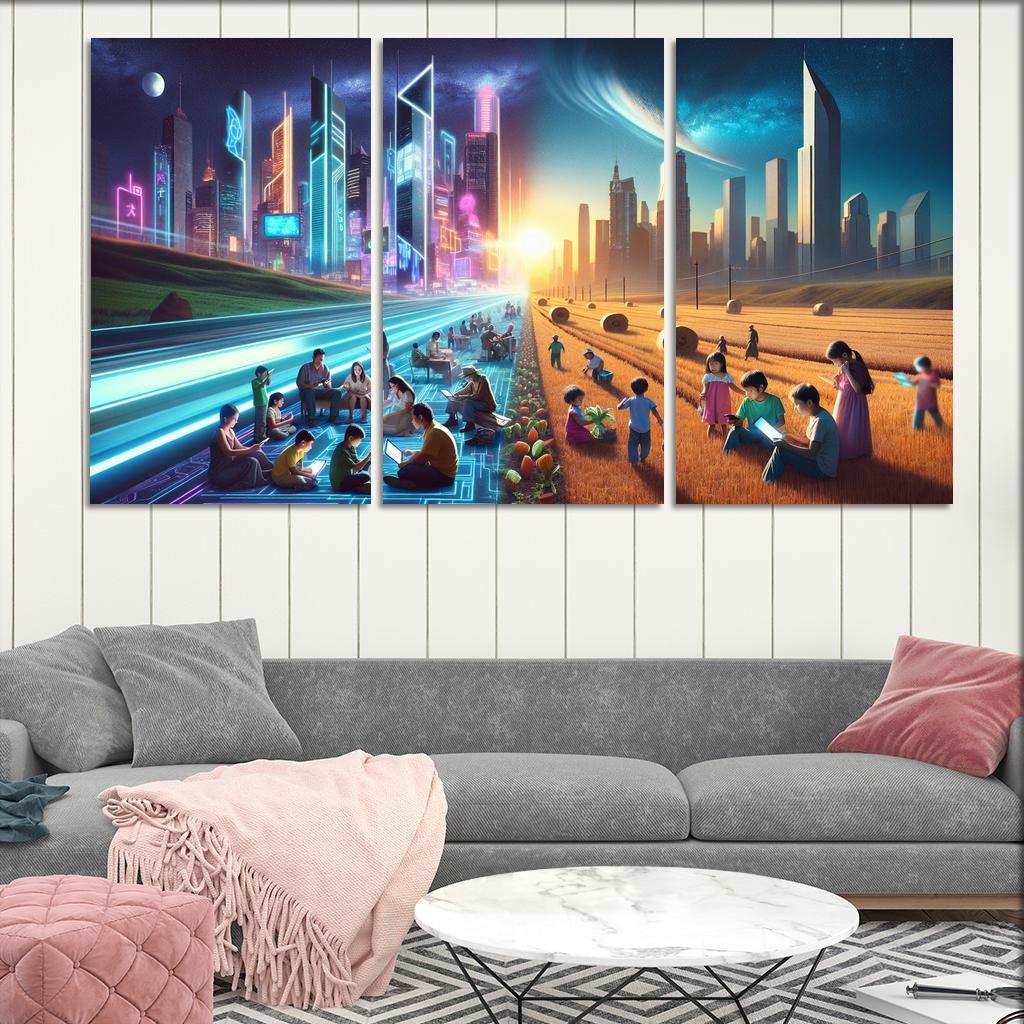 Digital Divide Bridging Access To Technology Art Trends