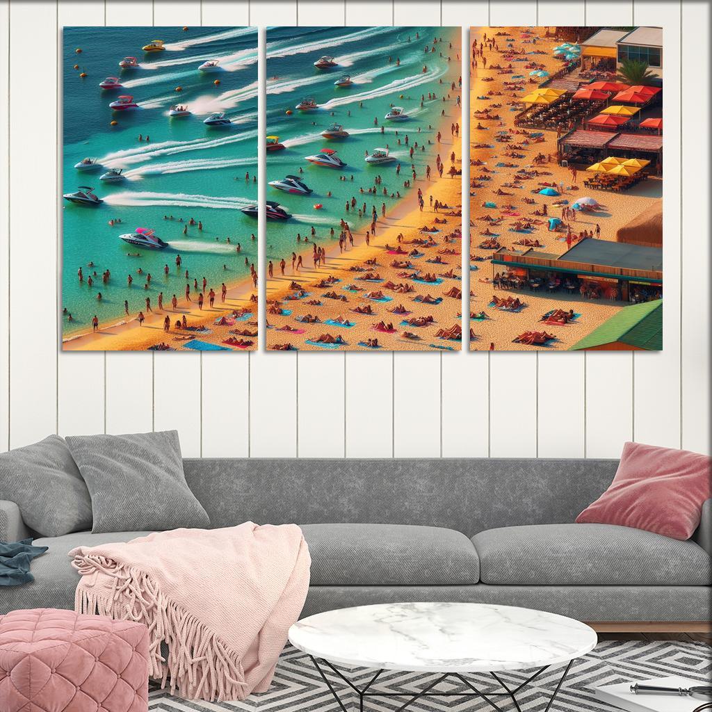 Palm Beach Bliss Sunny Shores And Water Sports Art Trends