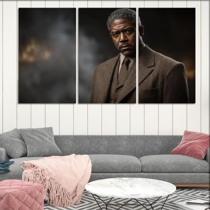 Denzel Washington The Voice Of A Leading Man Framed Paintings