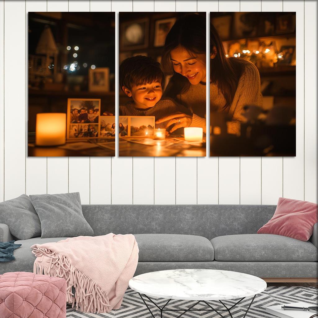 A Journey Through Time A Mothers Story Canvas Paintings Frame