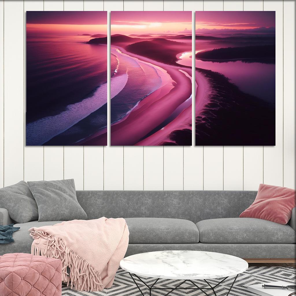 Violet Cove Enchanted Sunrise Spot Custom Paintings Frame