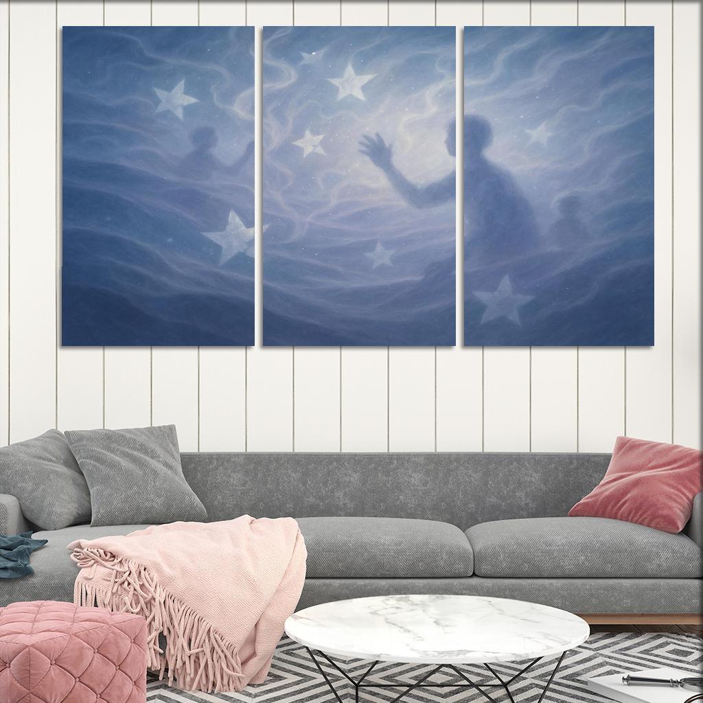 Resonant Echoes Of Forgotten Dreams Multi-panel Paintings