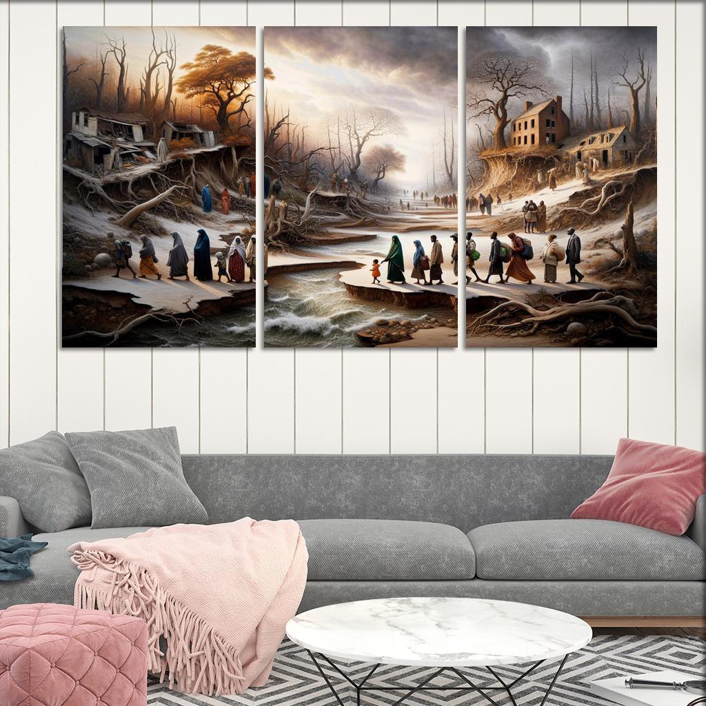 Climate Refugees The Human Face Of Environmental Displacement Art Trends